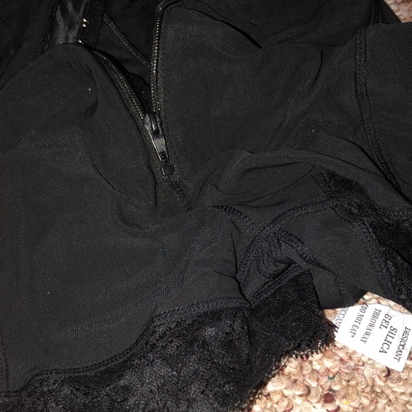 Open bust bodysuit black - Picture 10 of 12